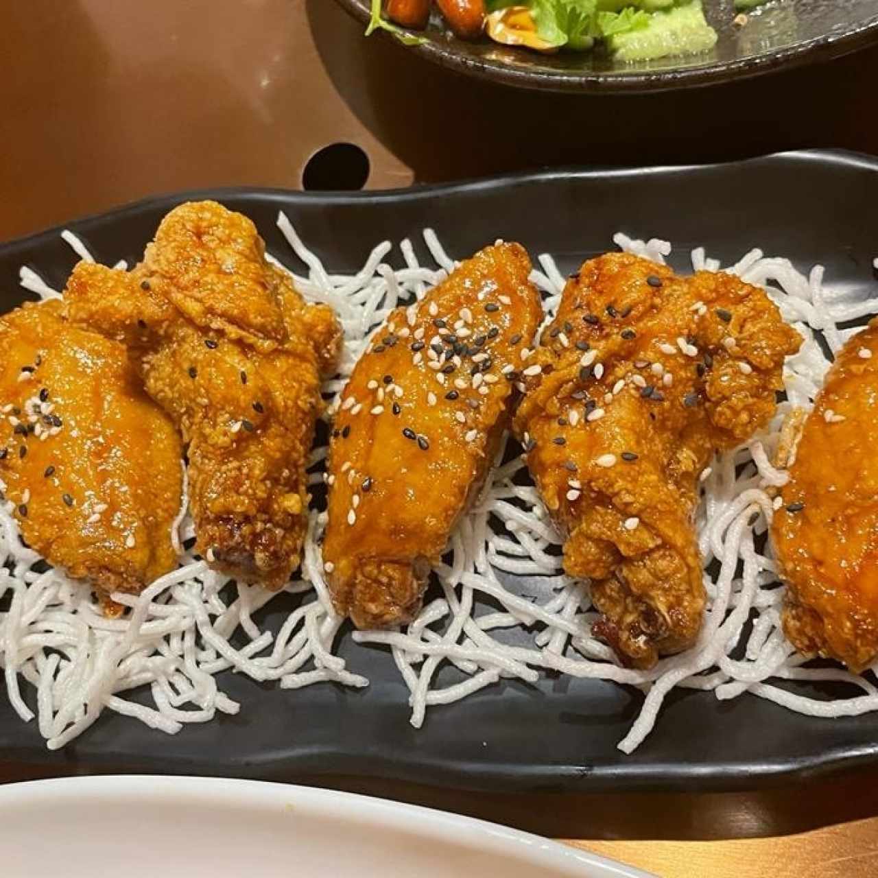 Alitas de Pollo Estilo Coreano