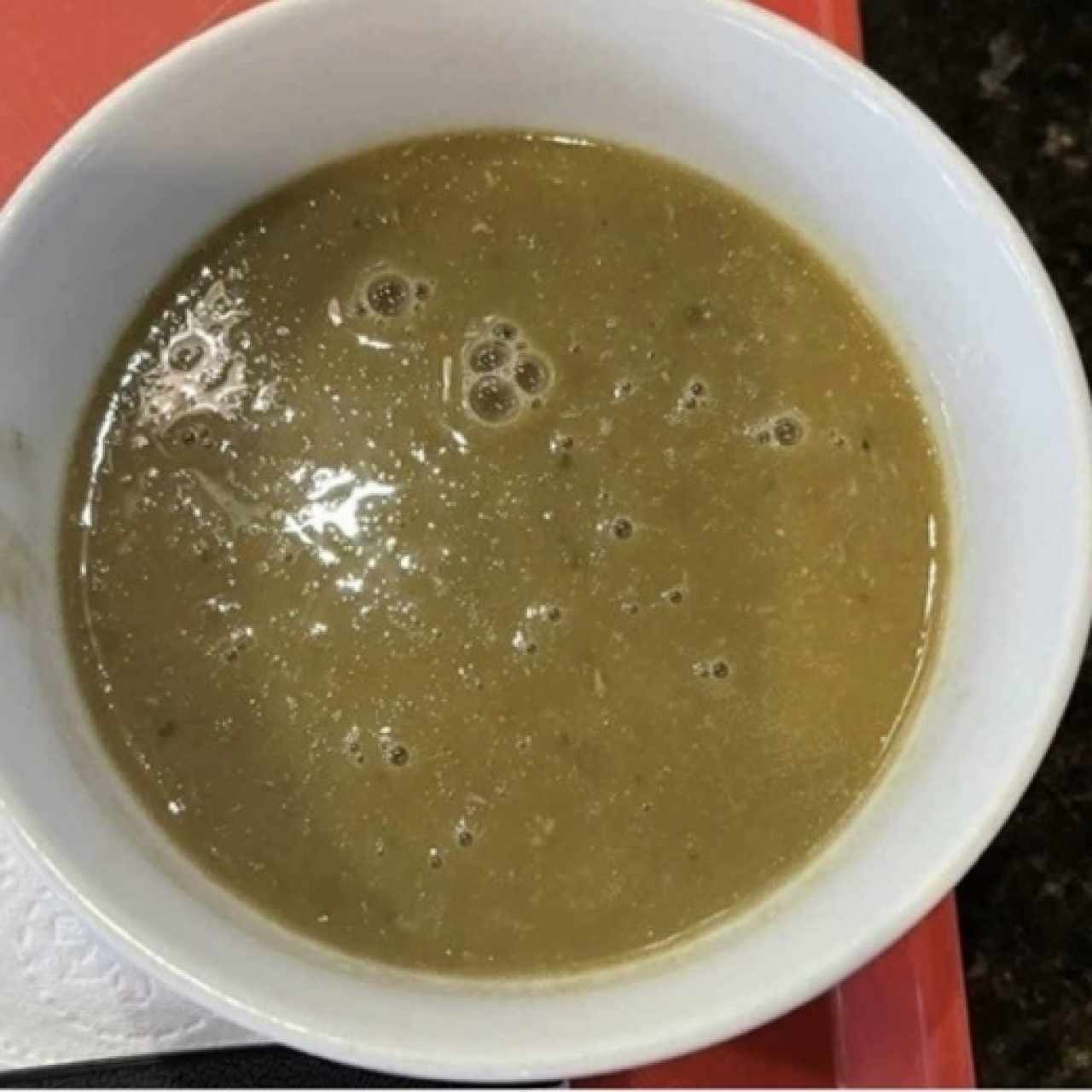 Sopa de lenteja