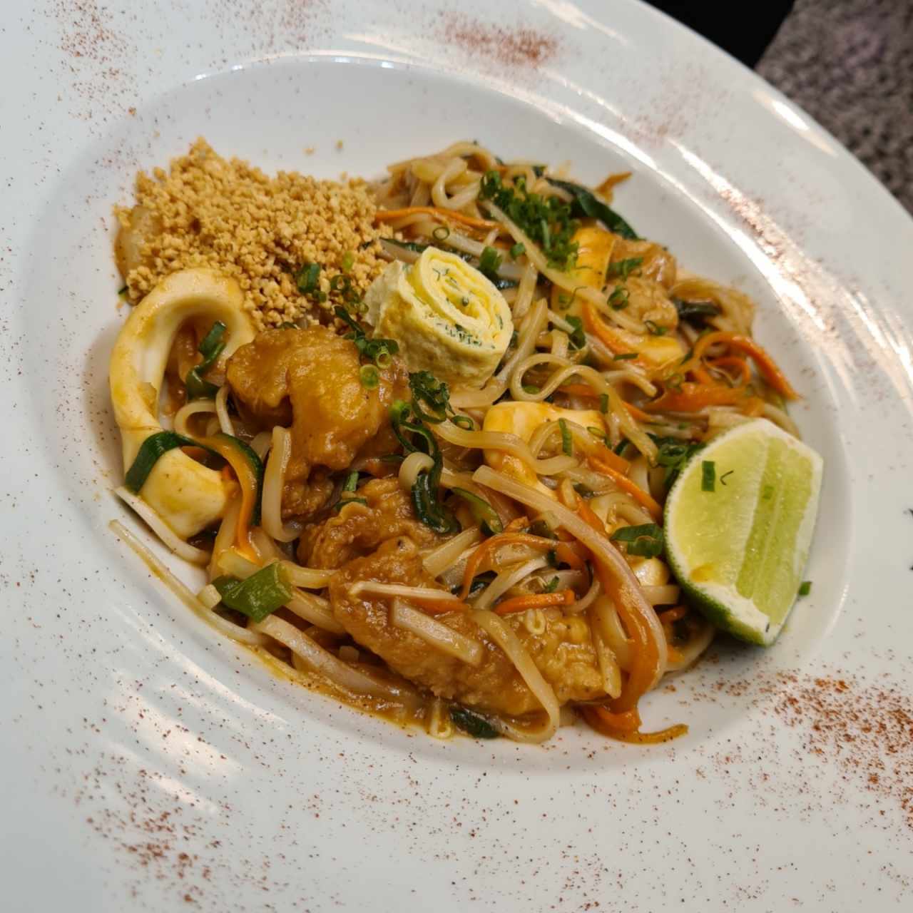 Phad Thai de Mariscos 