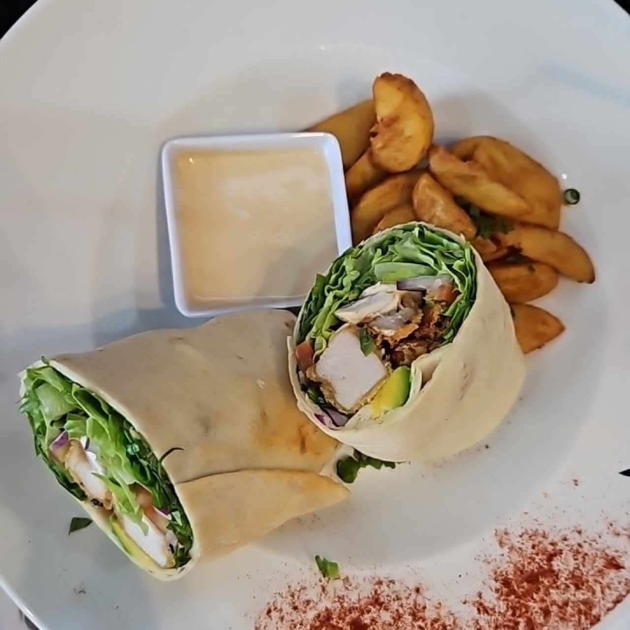 Wrap de Pollo Thai