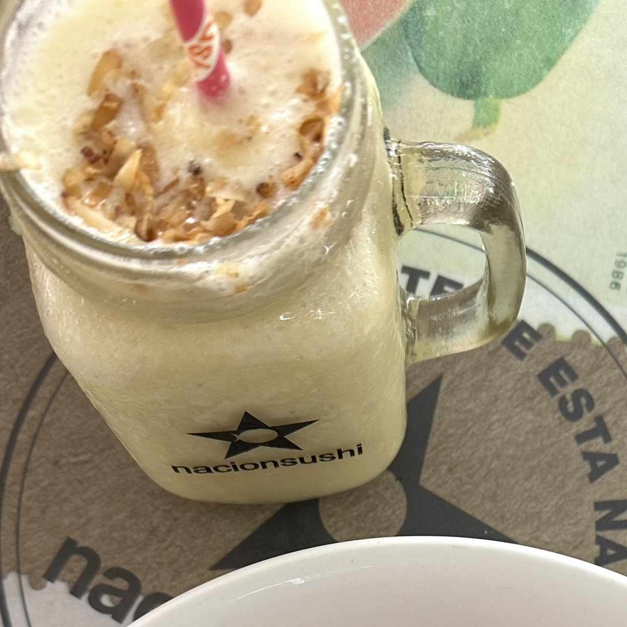 Licuado de piña y coco