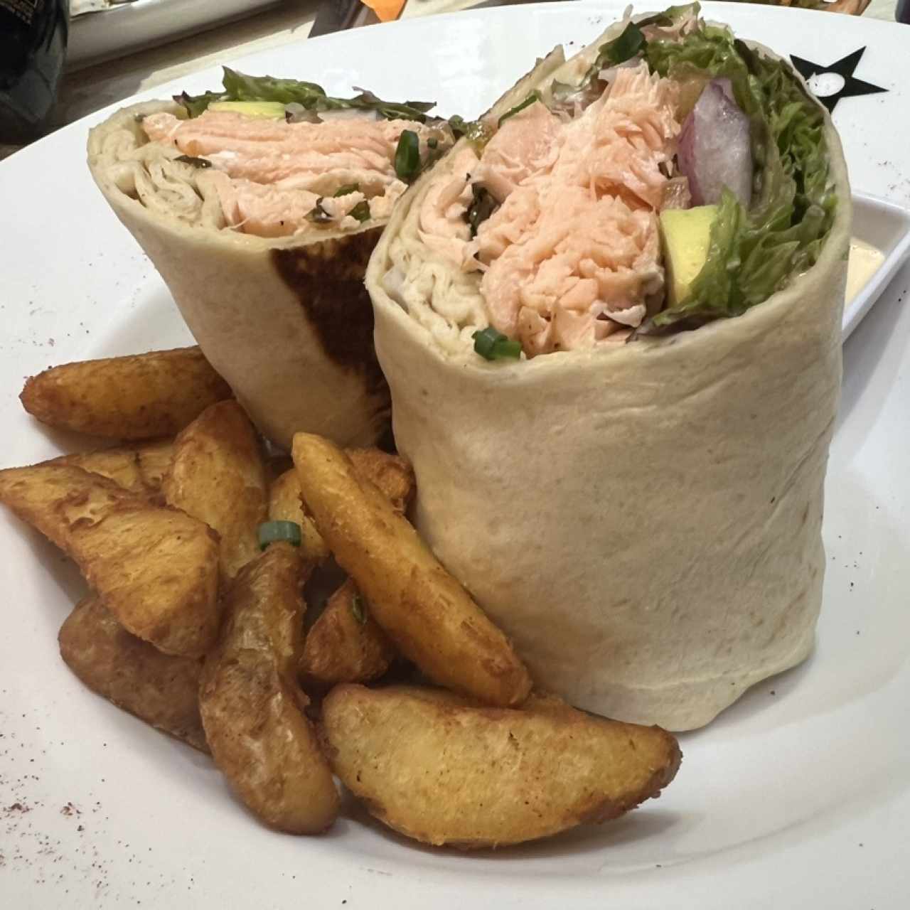 Saludables Wraps - Wrap de Salmón