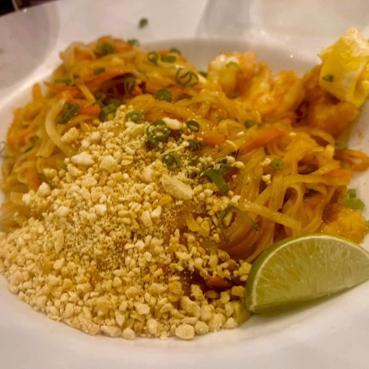 Pad thai de mariscos