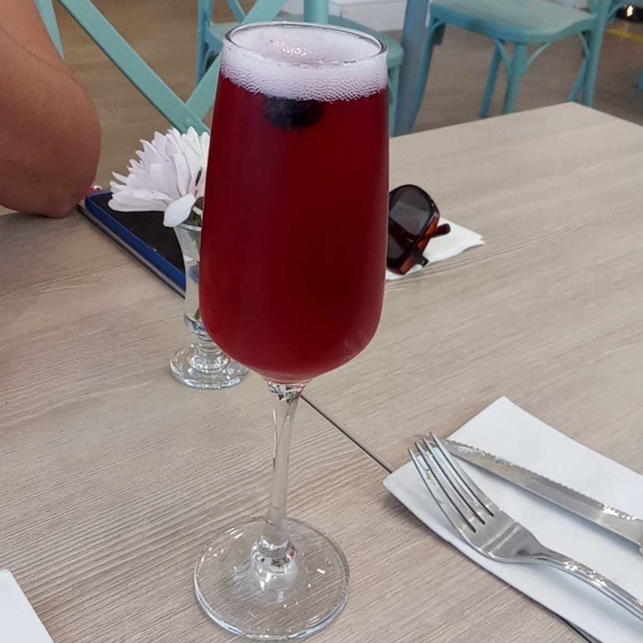 mimosa de blueberry