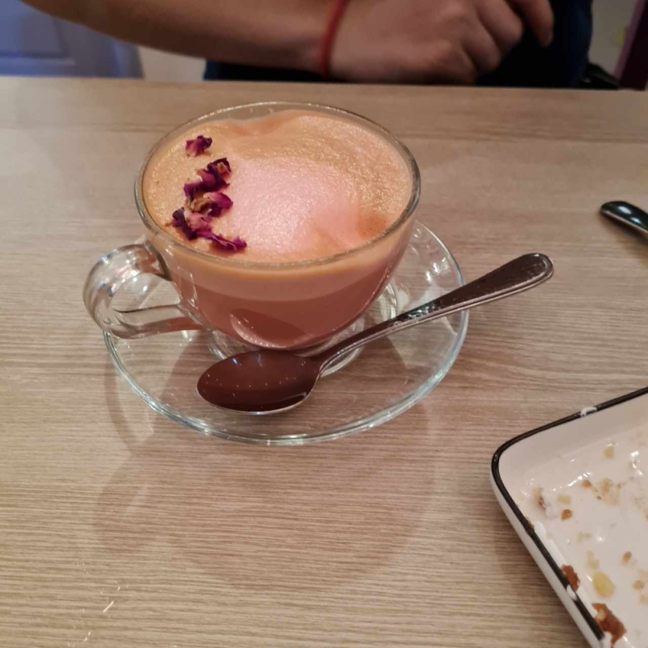 Latte de rosas