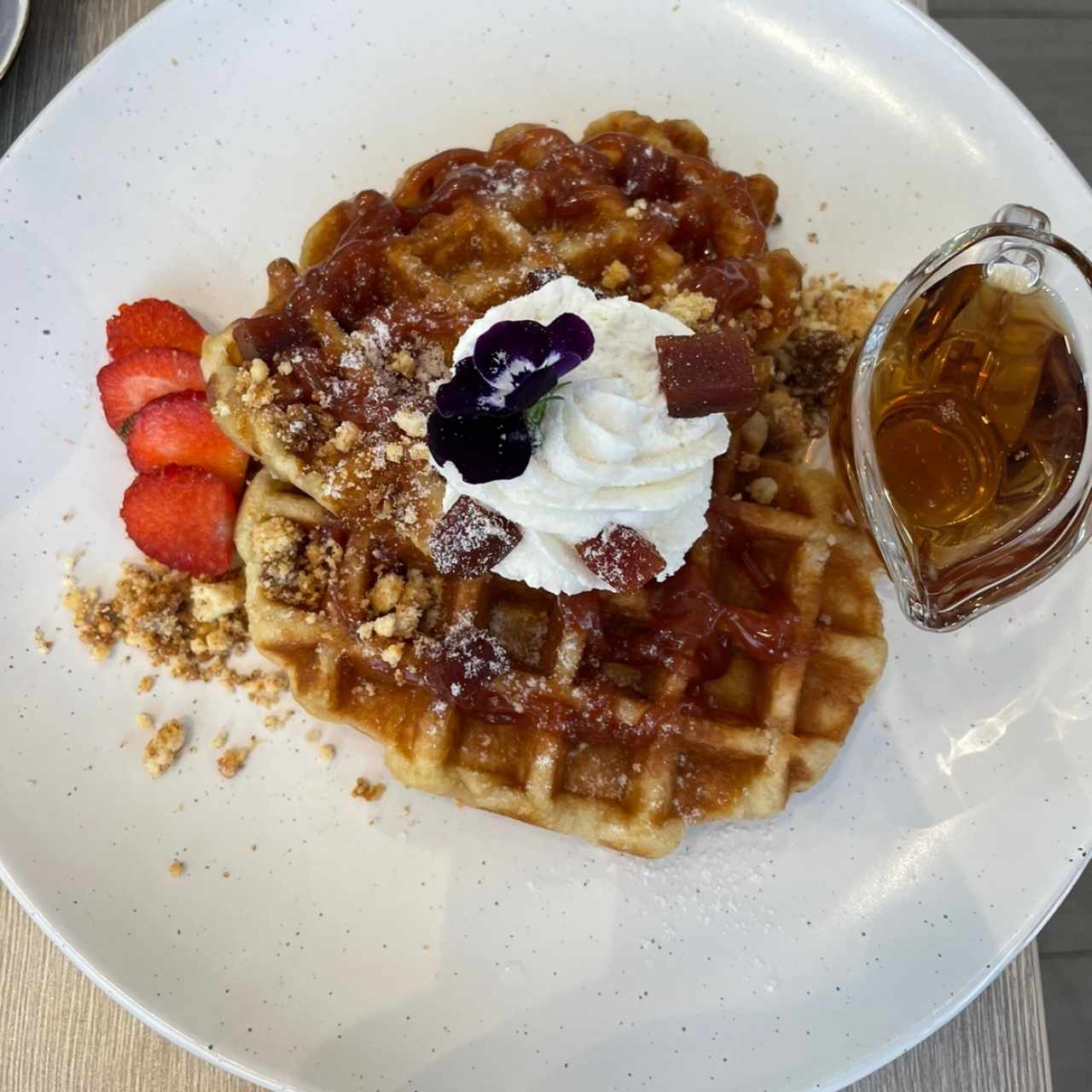 Wafles de Guayaba