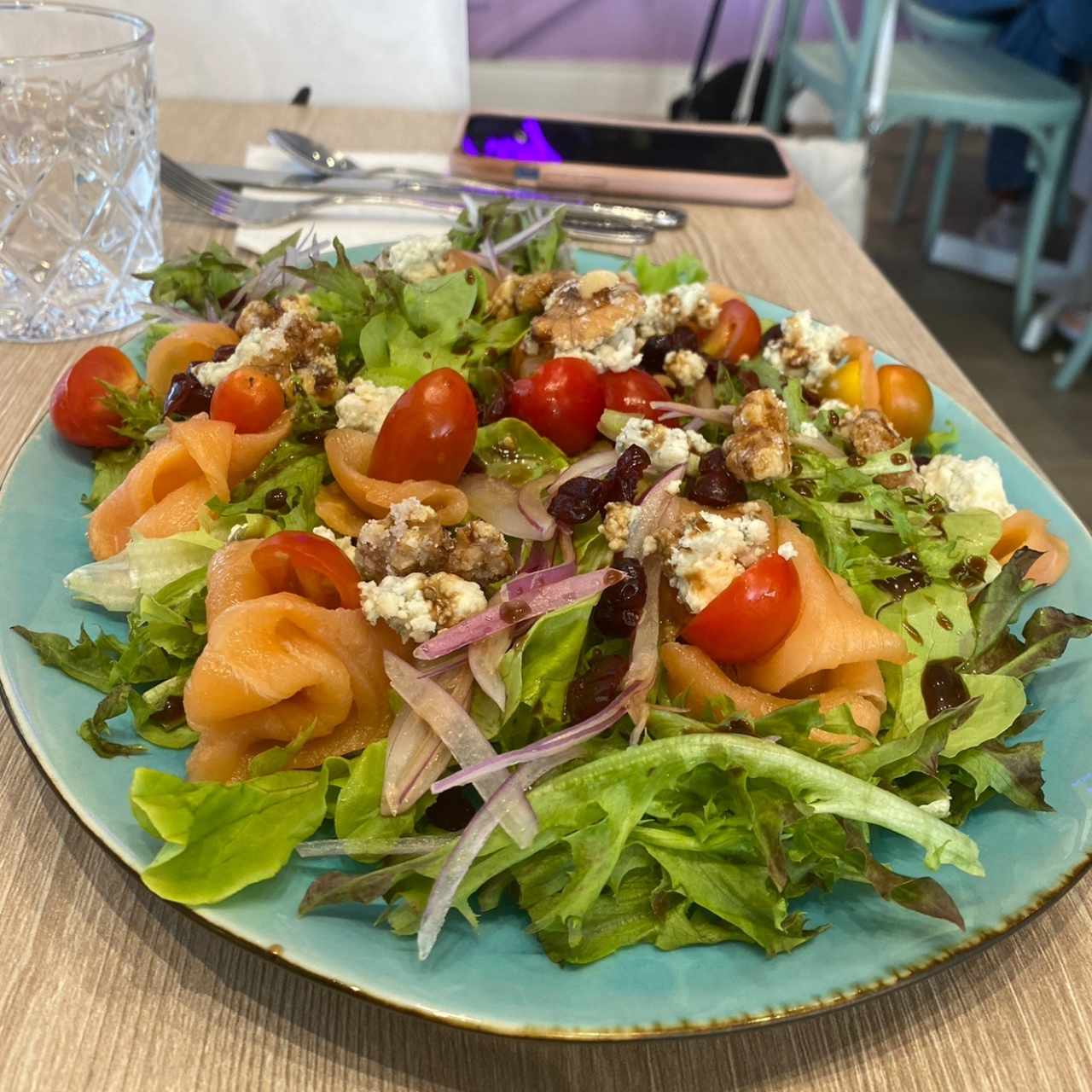 Ensalada con salmón 