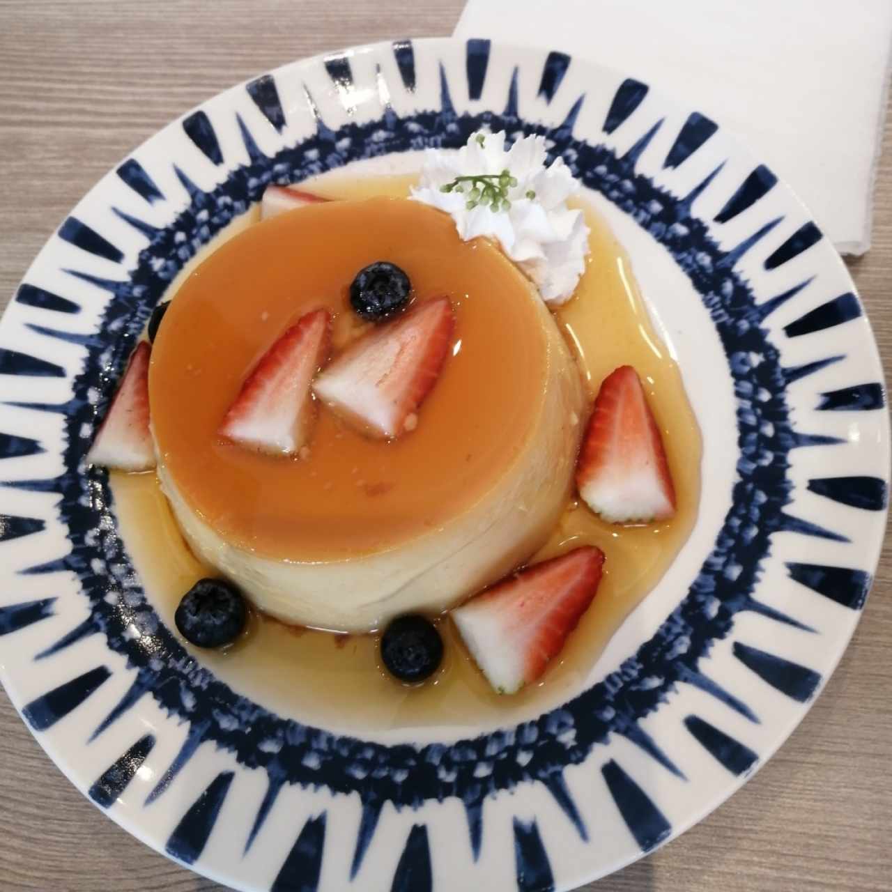 Flan de queso