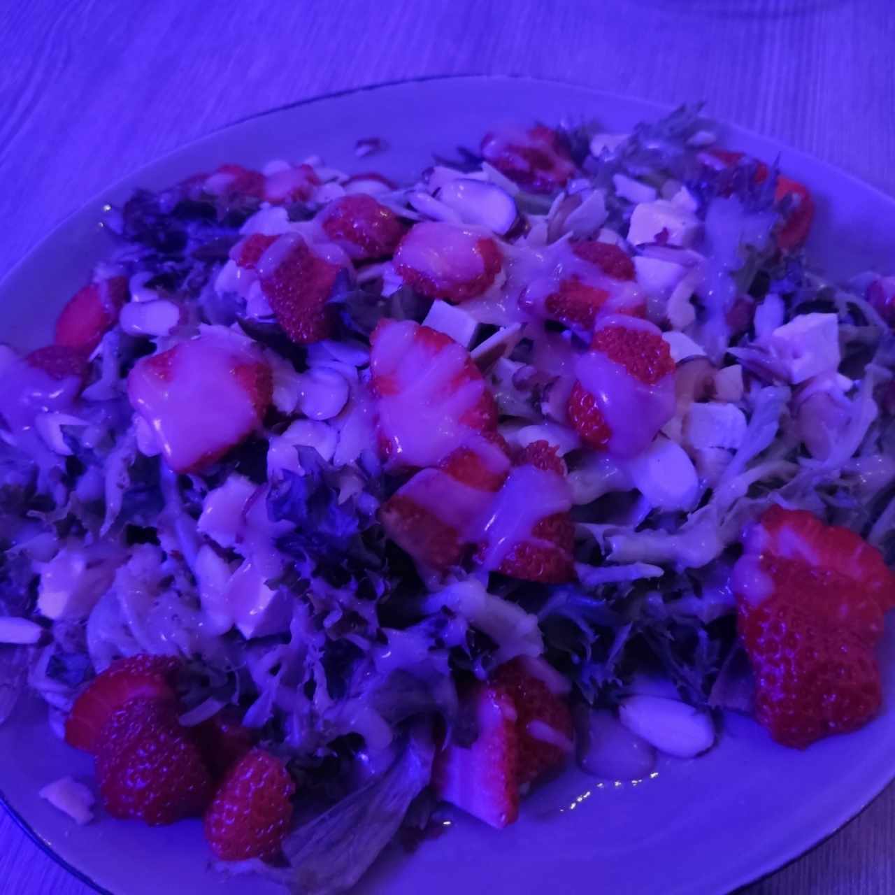 ensalada de fresas