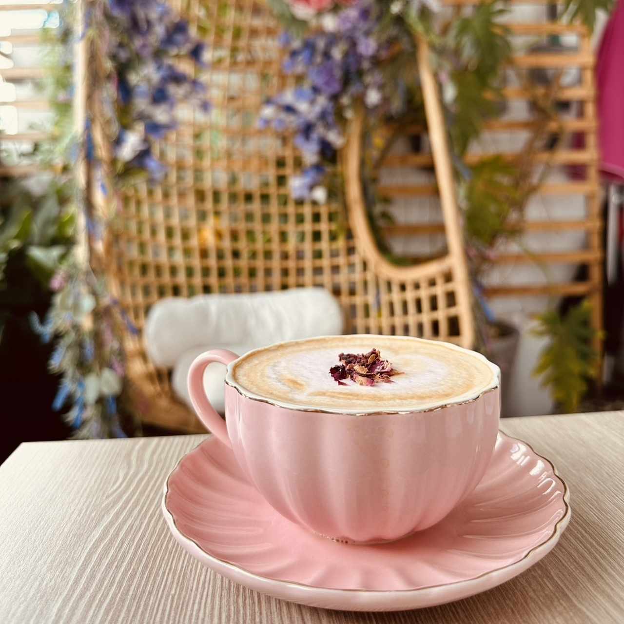 Latte de rosas