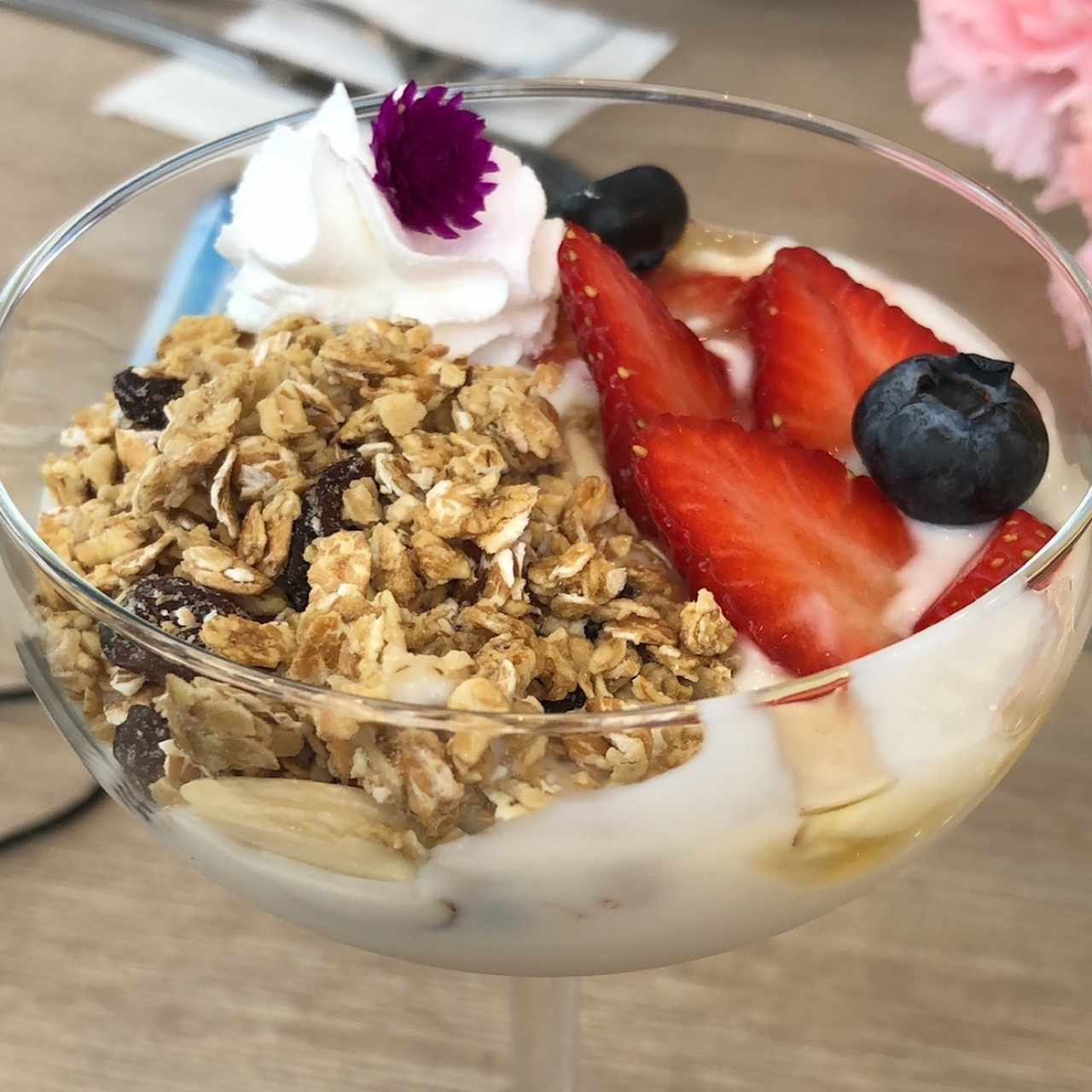 Entradas - Yogurt Parfait