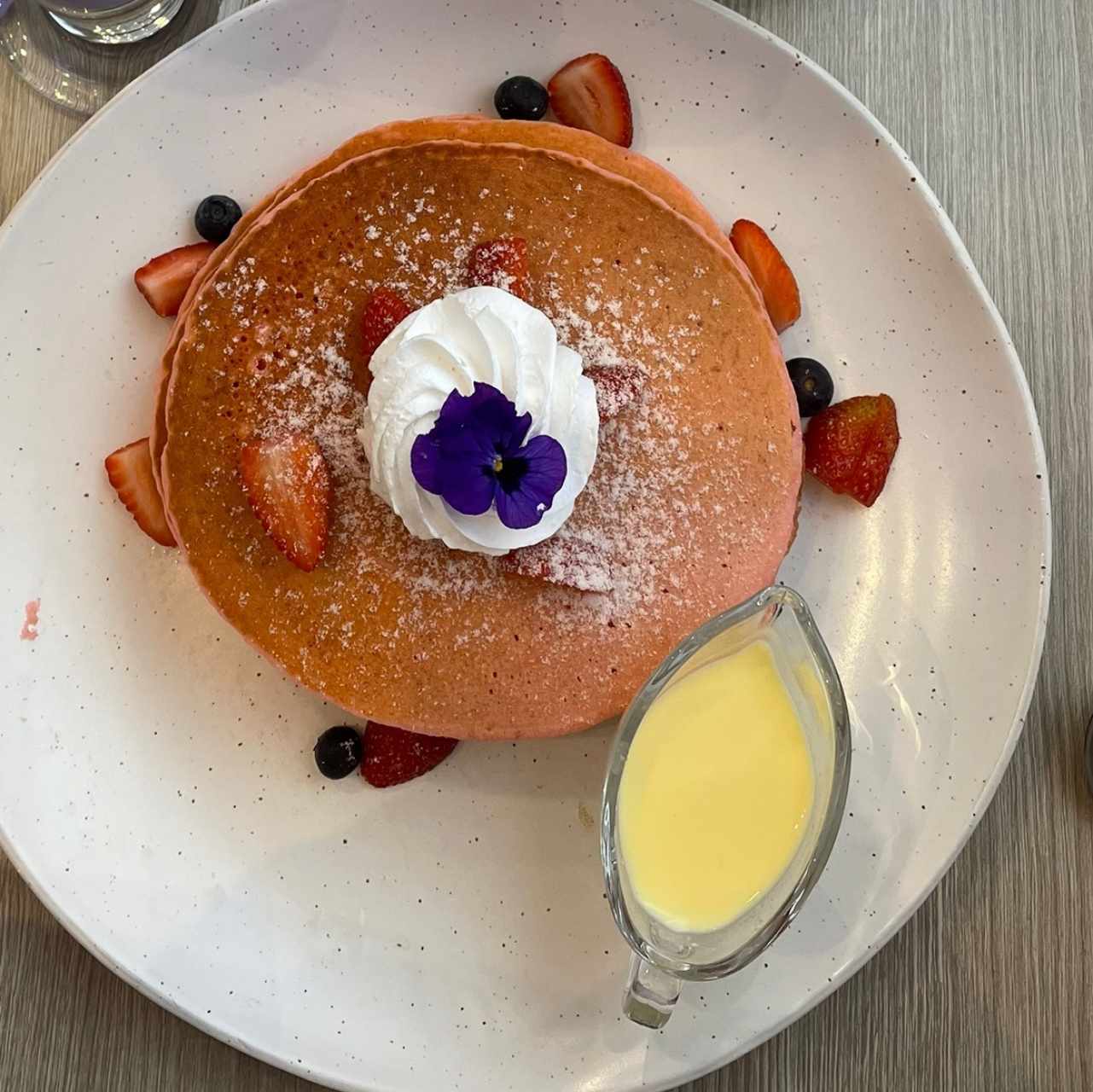 Pancakes de rosas