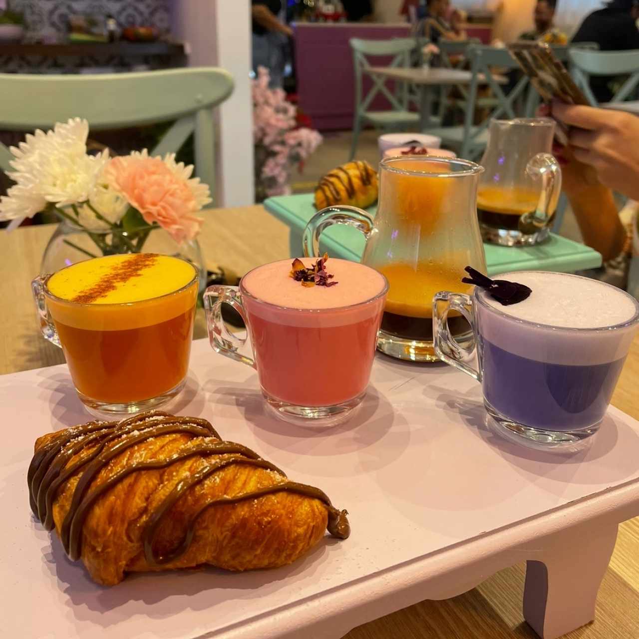 Degustación: lavanda, rose y pumpkin latte