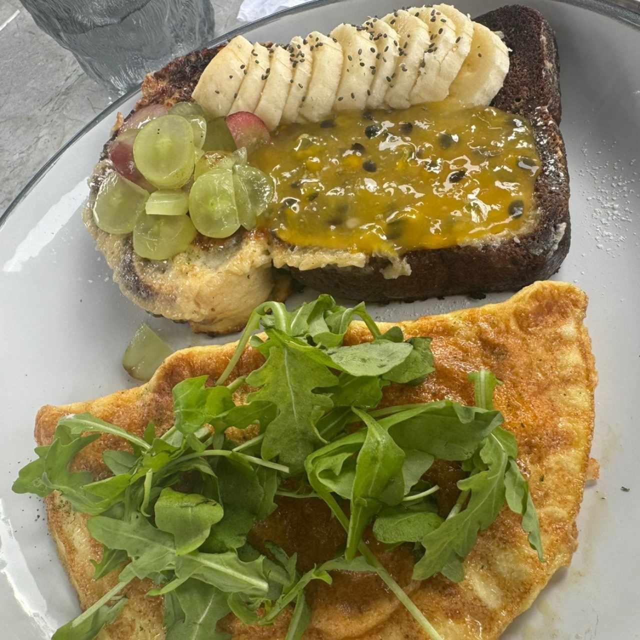 French toasts con omelette