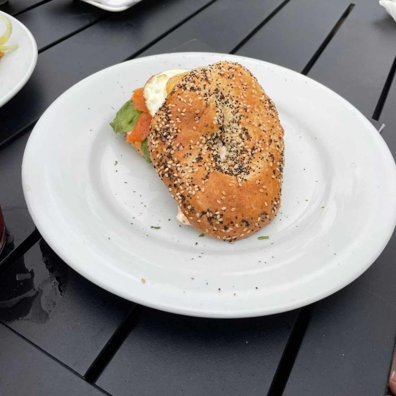 Bagel de Salmón ahumado 