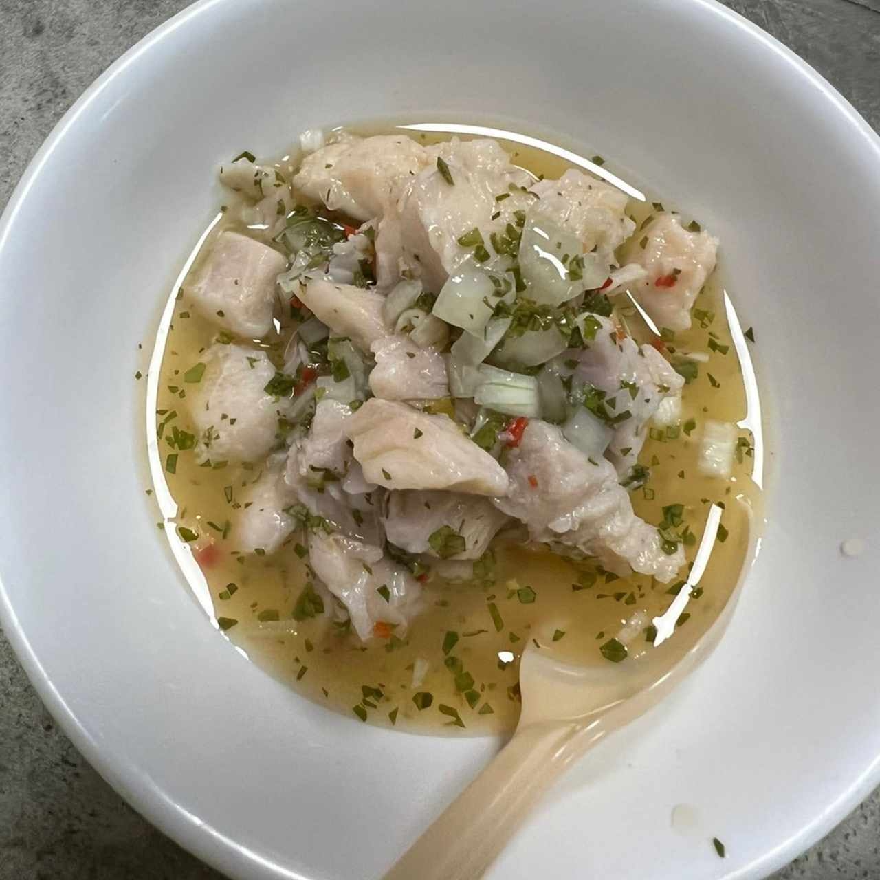 Ceviche de corvina