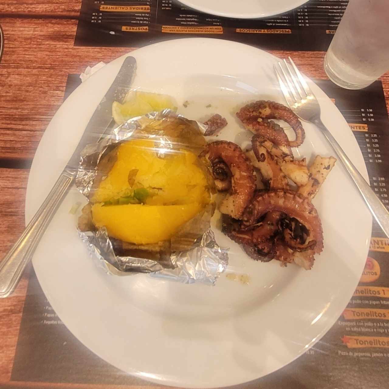 Pulpo al Ajillo o al Carbón