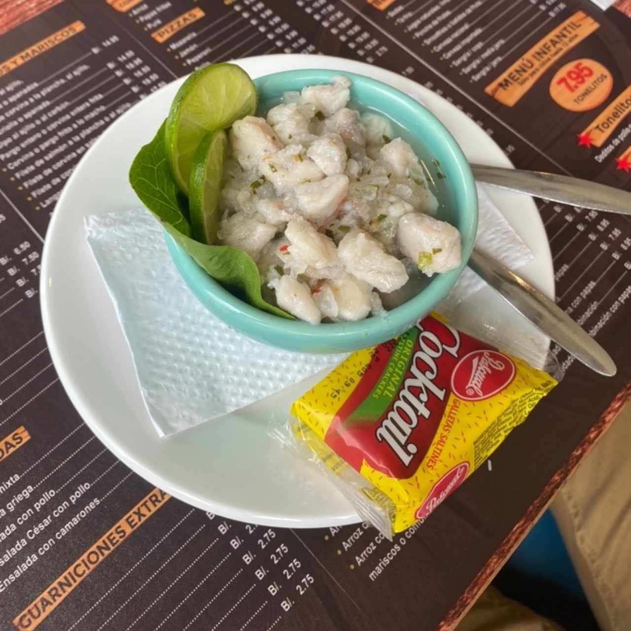 Entradas - Ceviche de Corvina