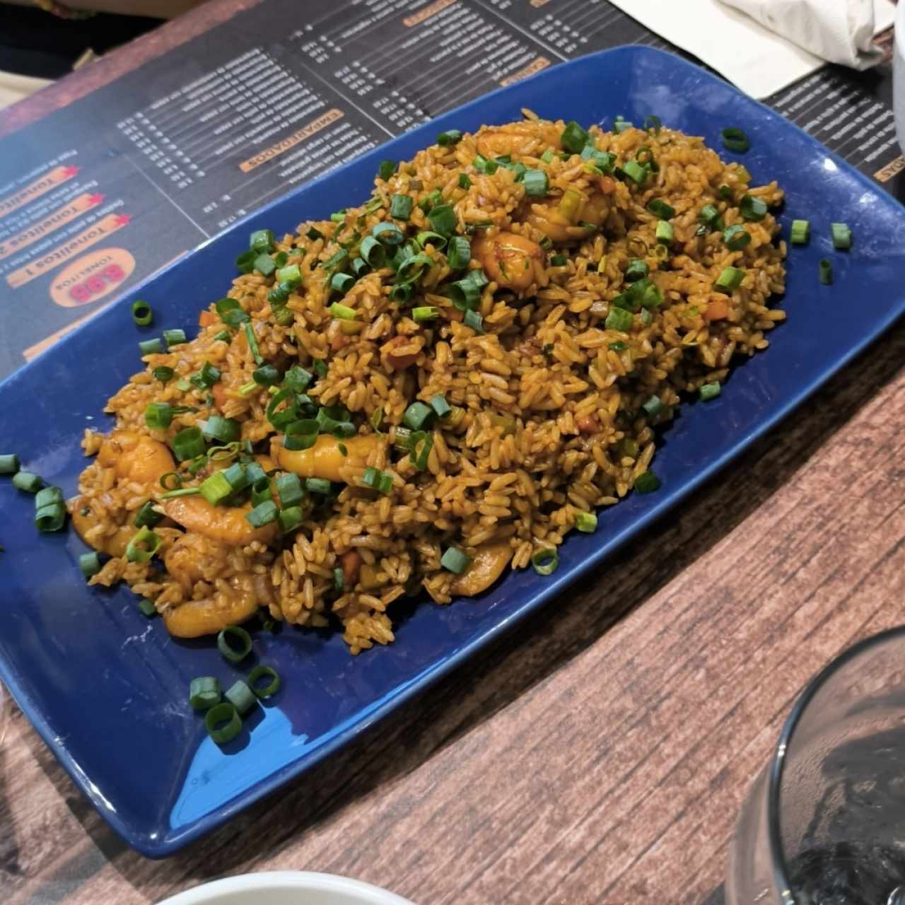 Arroz con Camarones, Mariscos o Combinación