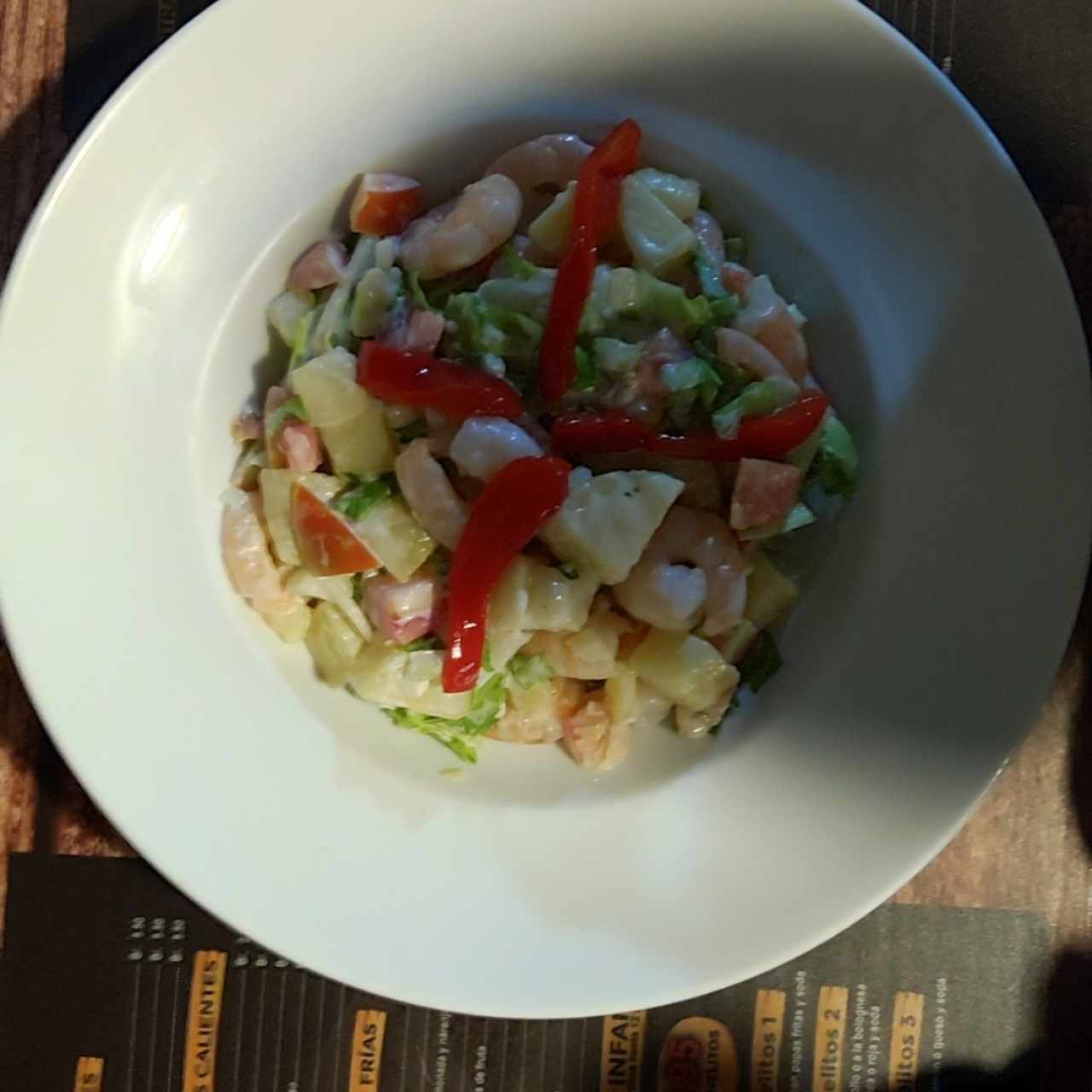 Ensaladas - Ensalada con Camarones