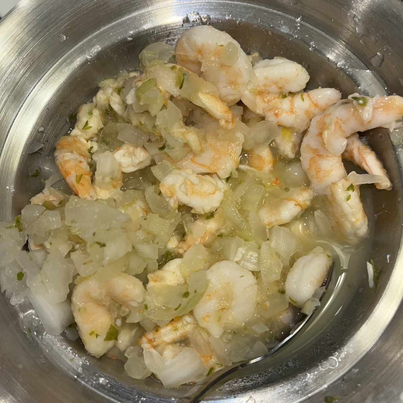 Ceviche de camarones 