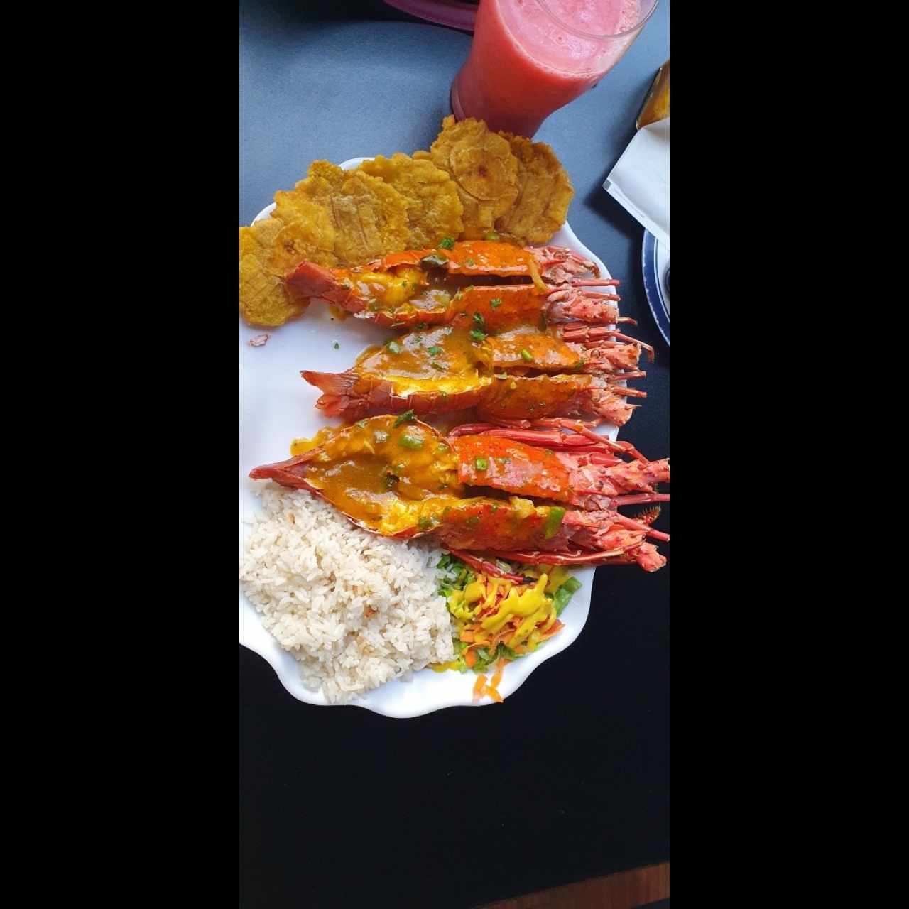 Langosta en salsa criolla