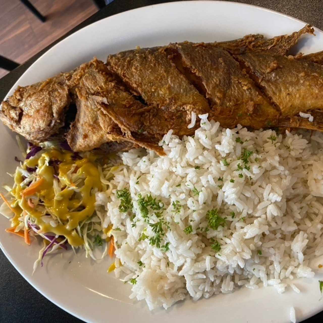 Pescado frito 