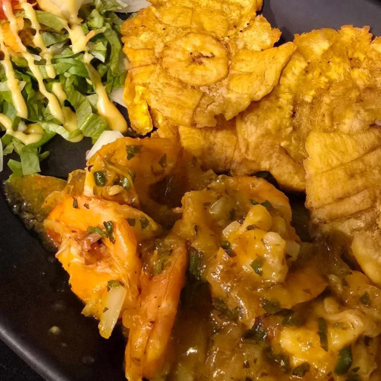 langostinos al ajillo