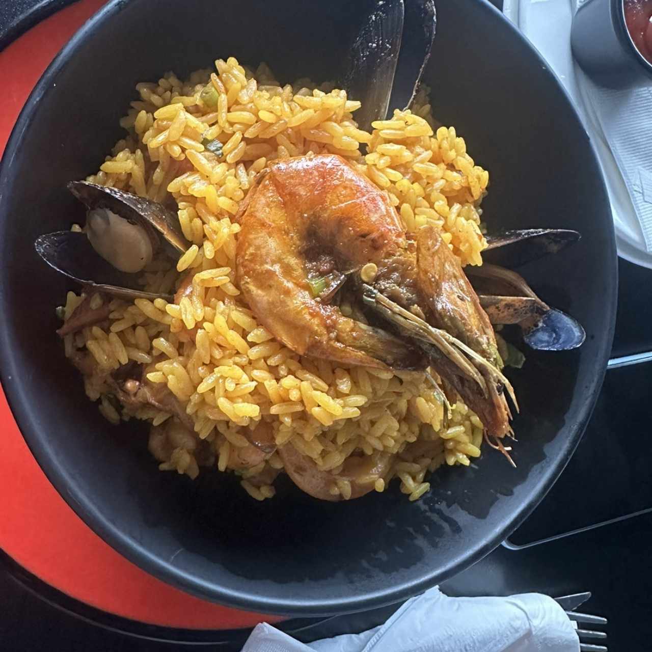 Arroz con mariscos 