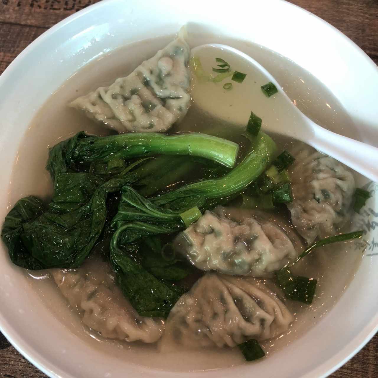 Dumpling soup