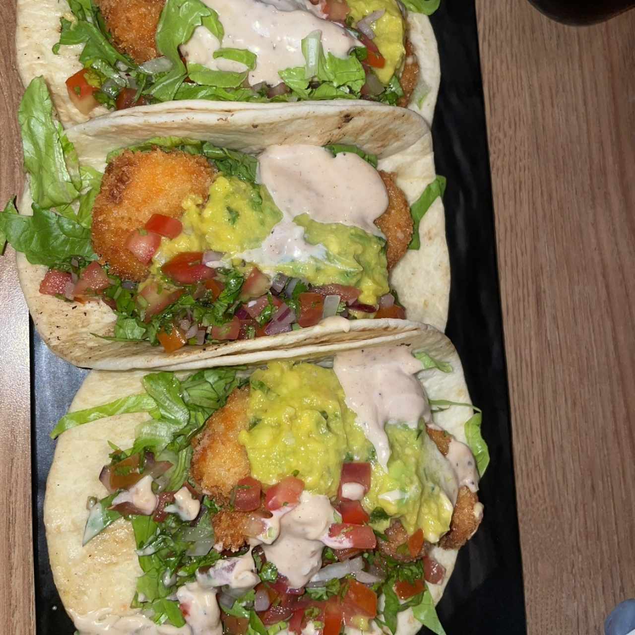 Tacos de camaron 