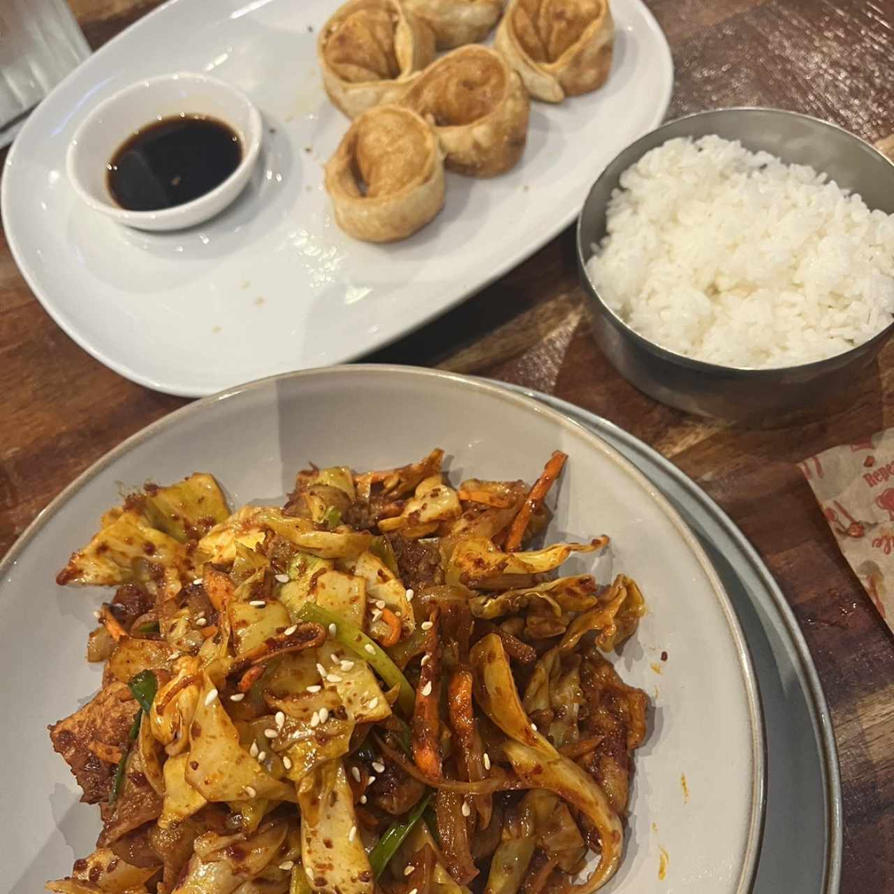 Dumplins kimchi + cerdo spicy