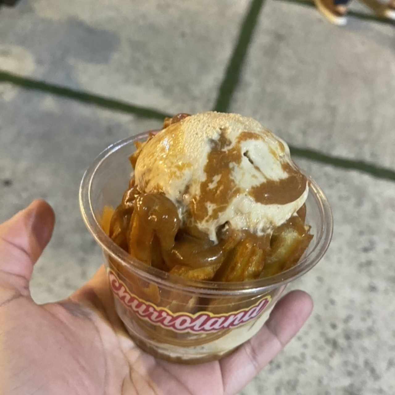 Churro sundae 