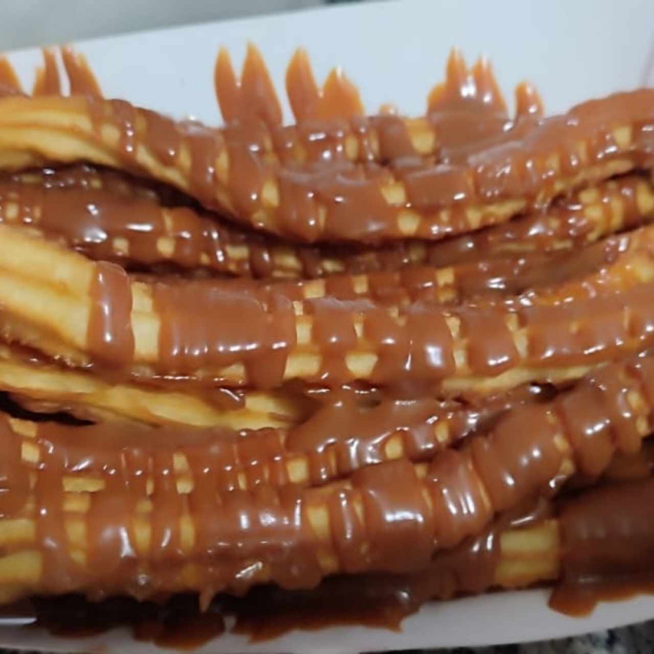 Churros con Dulce de Leche 