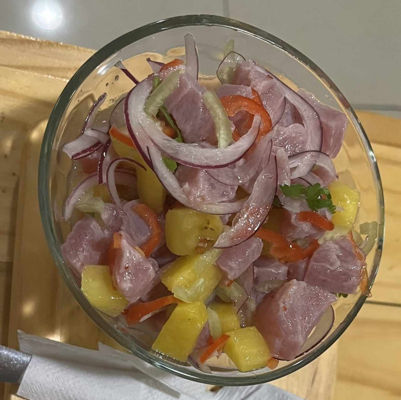 Ceviche de atún