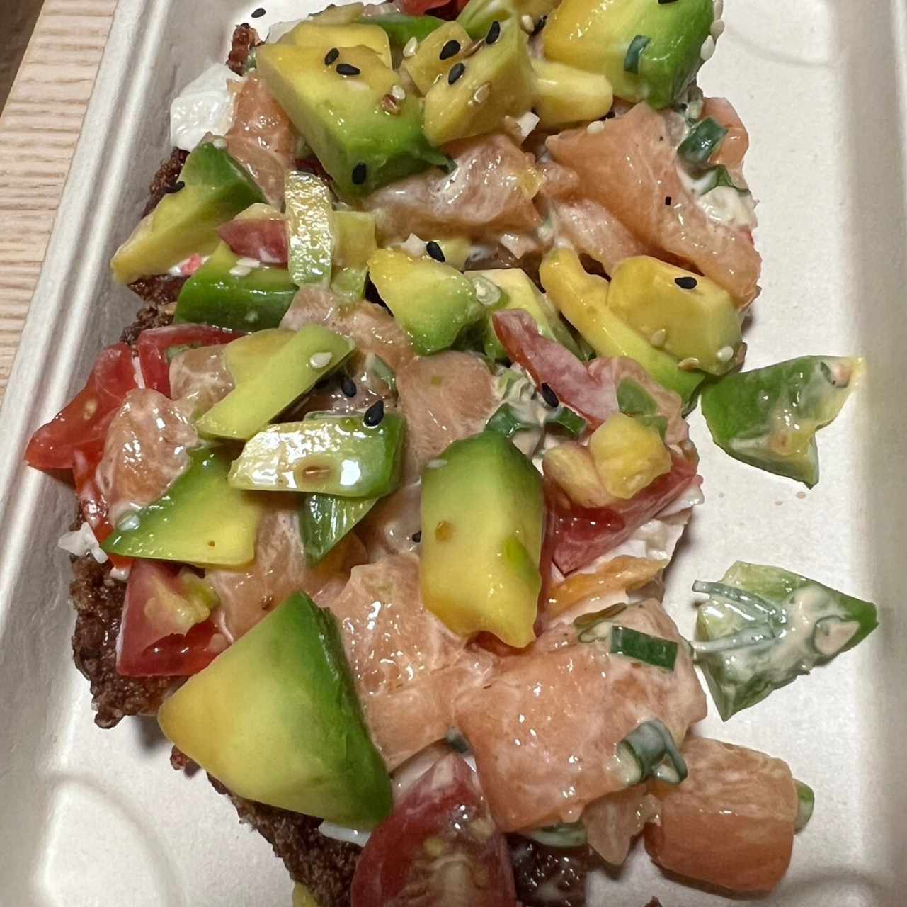 Sushi pizza