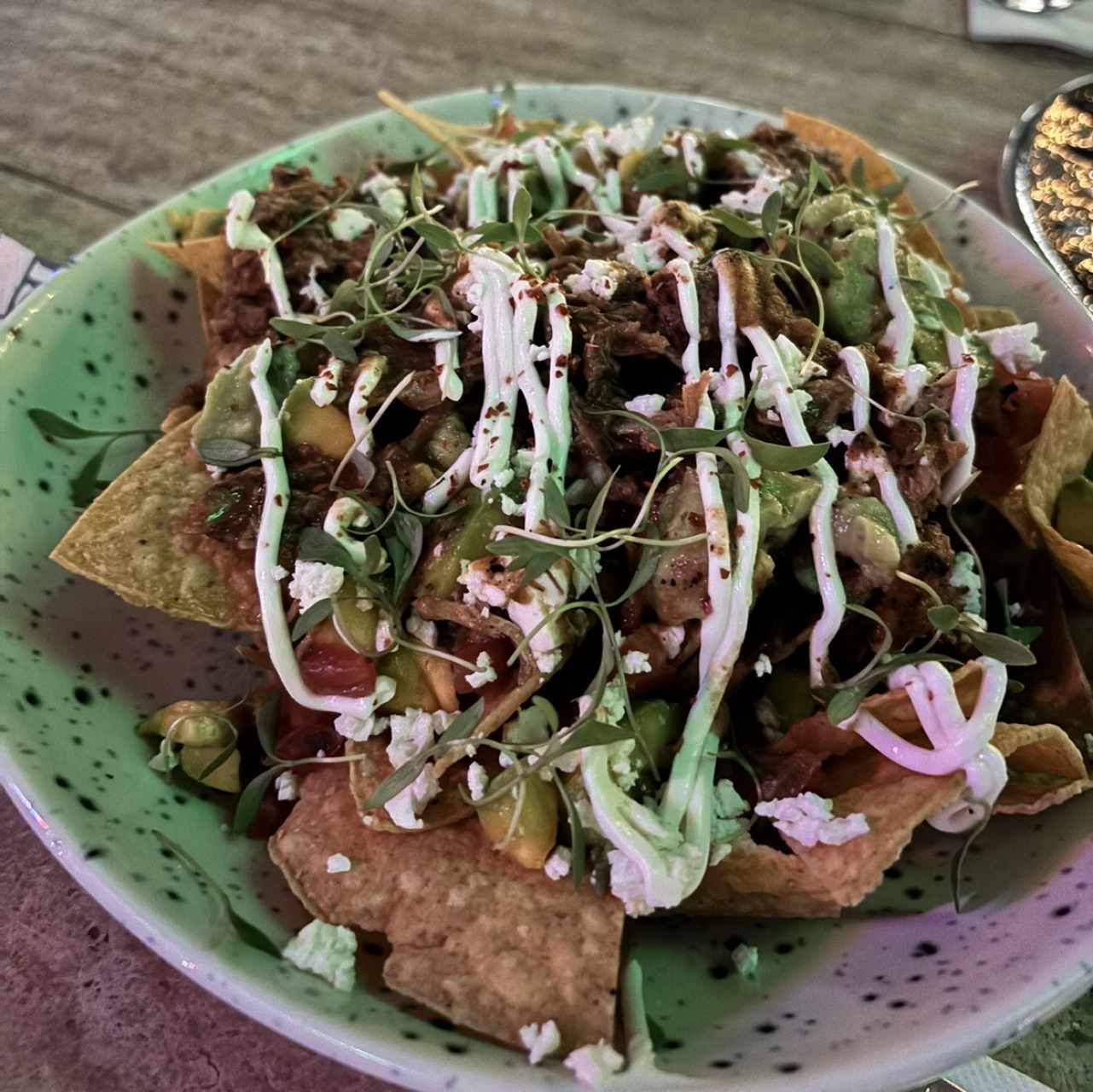 Pork belly nachos 