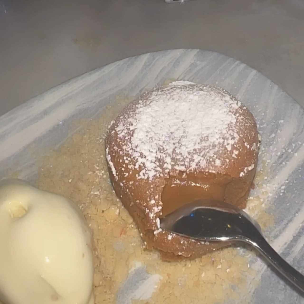 Fondant dulce de leche 