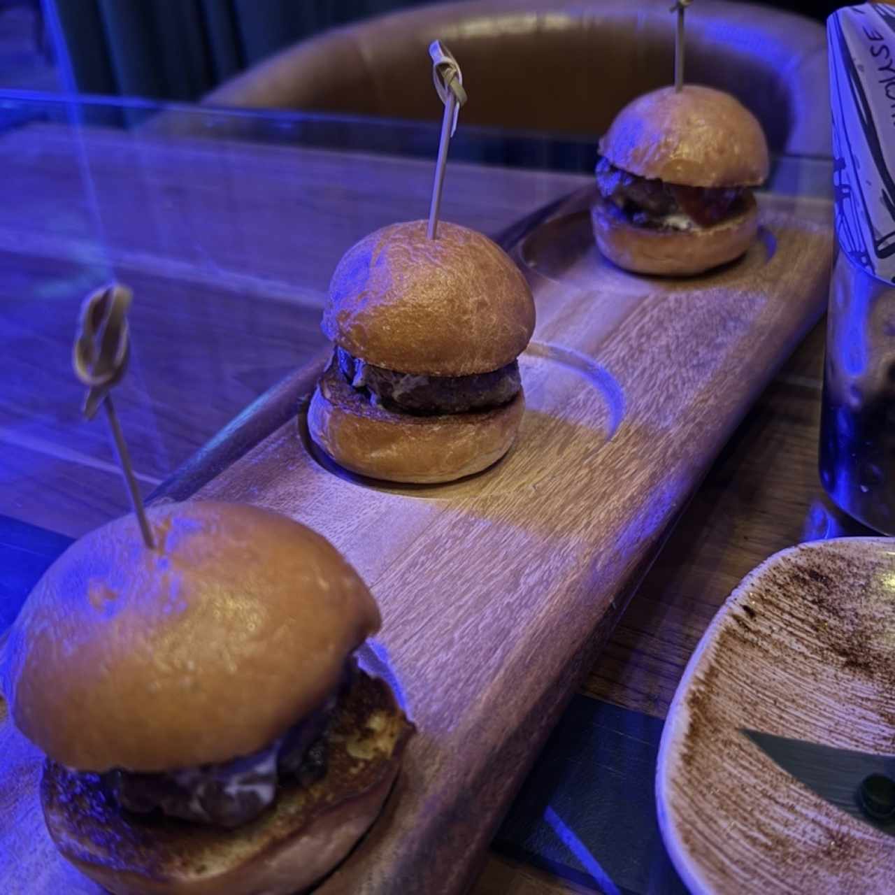 Truffle beef sliders