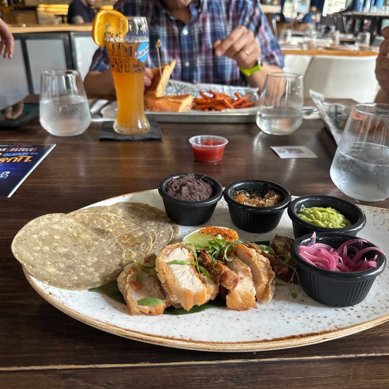 Pork belly tacos