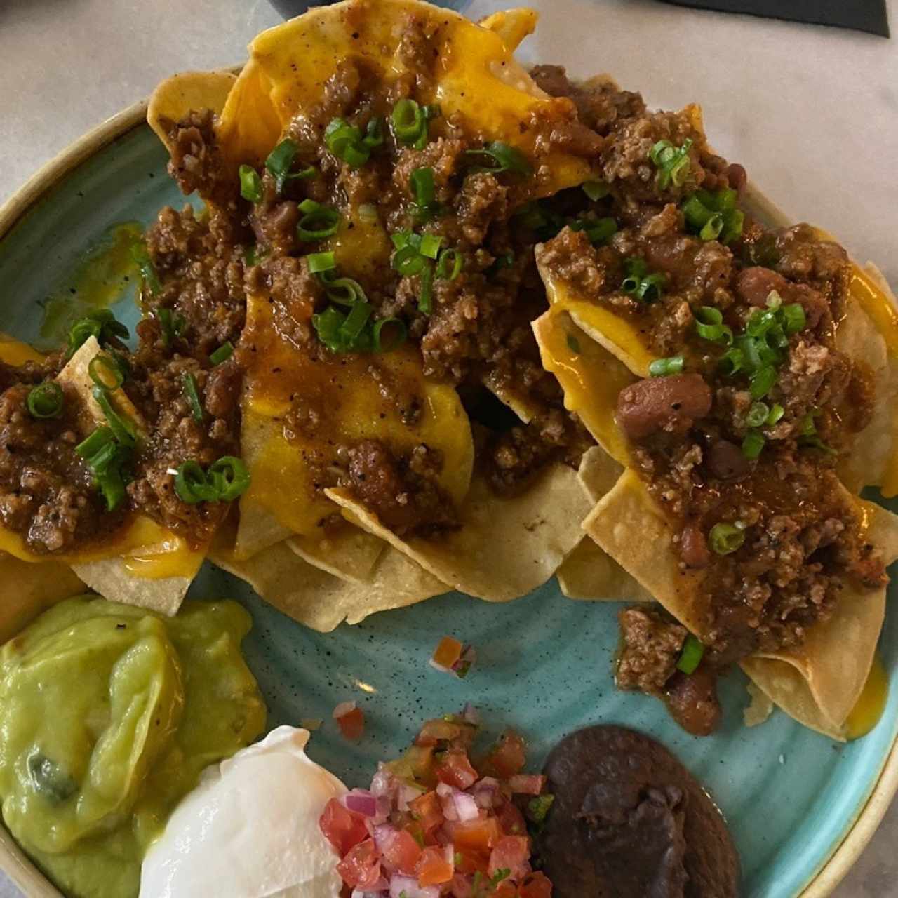 Nachos de carne