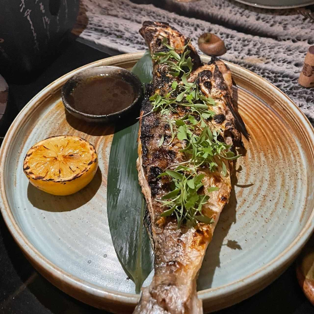 Robata Ocean - Roasted Branzino