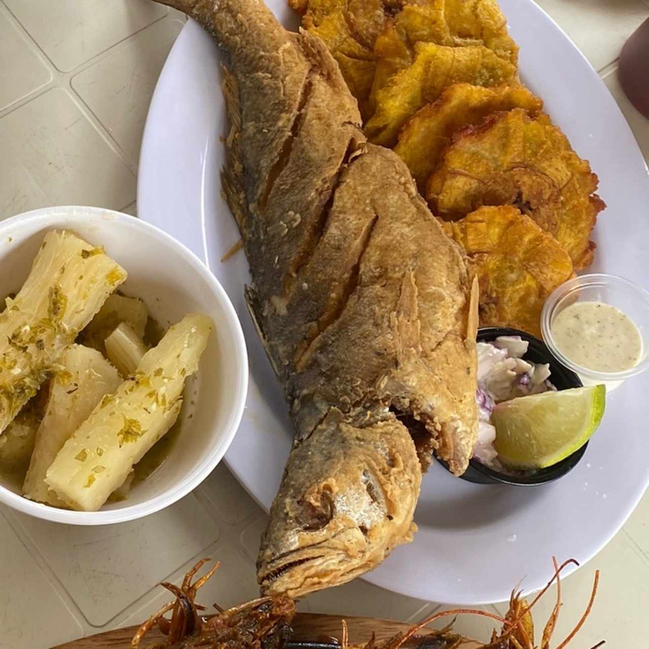 Pescado frito