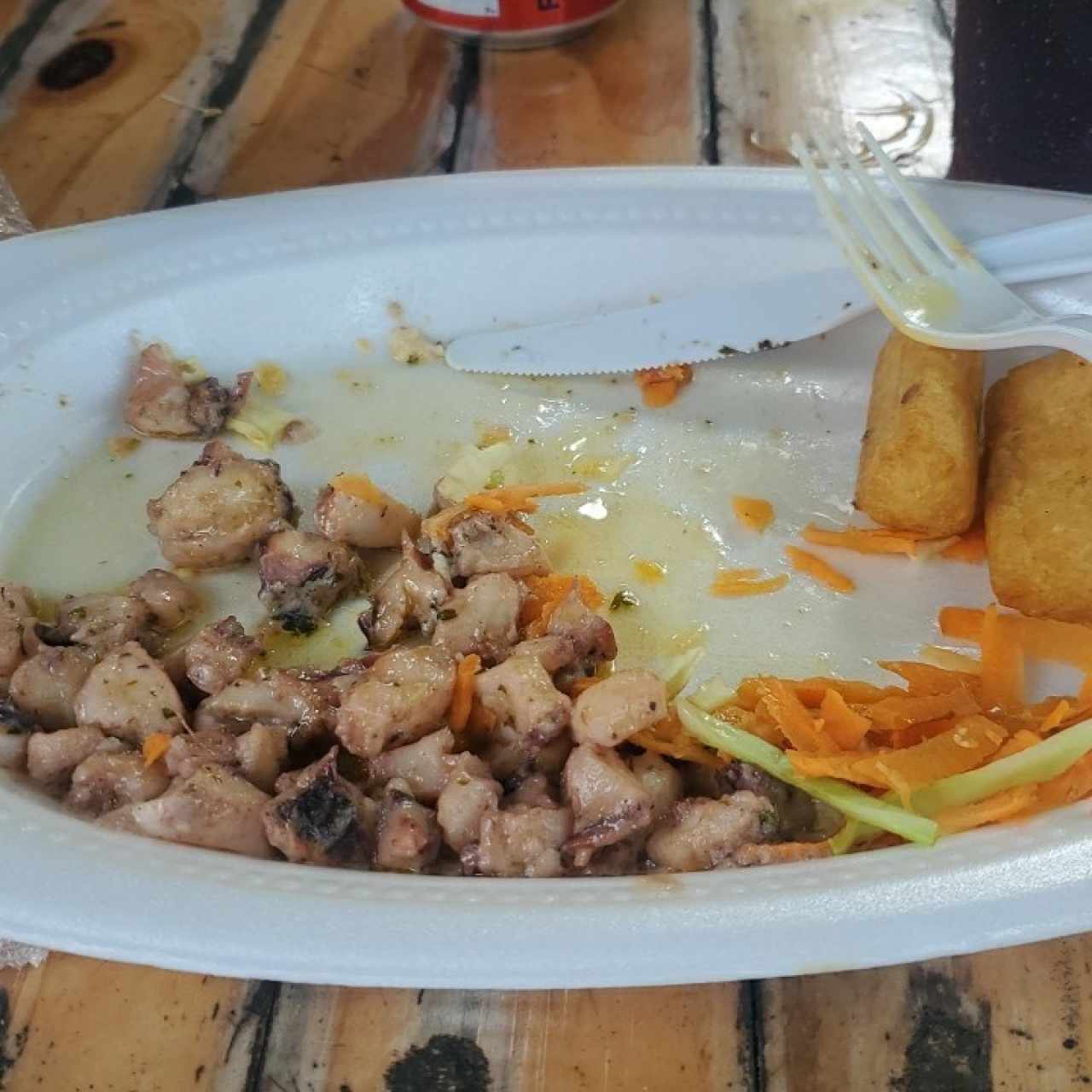 pulpo al ajillo