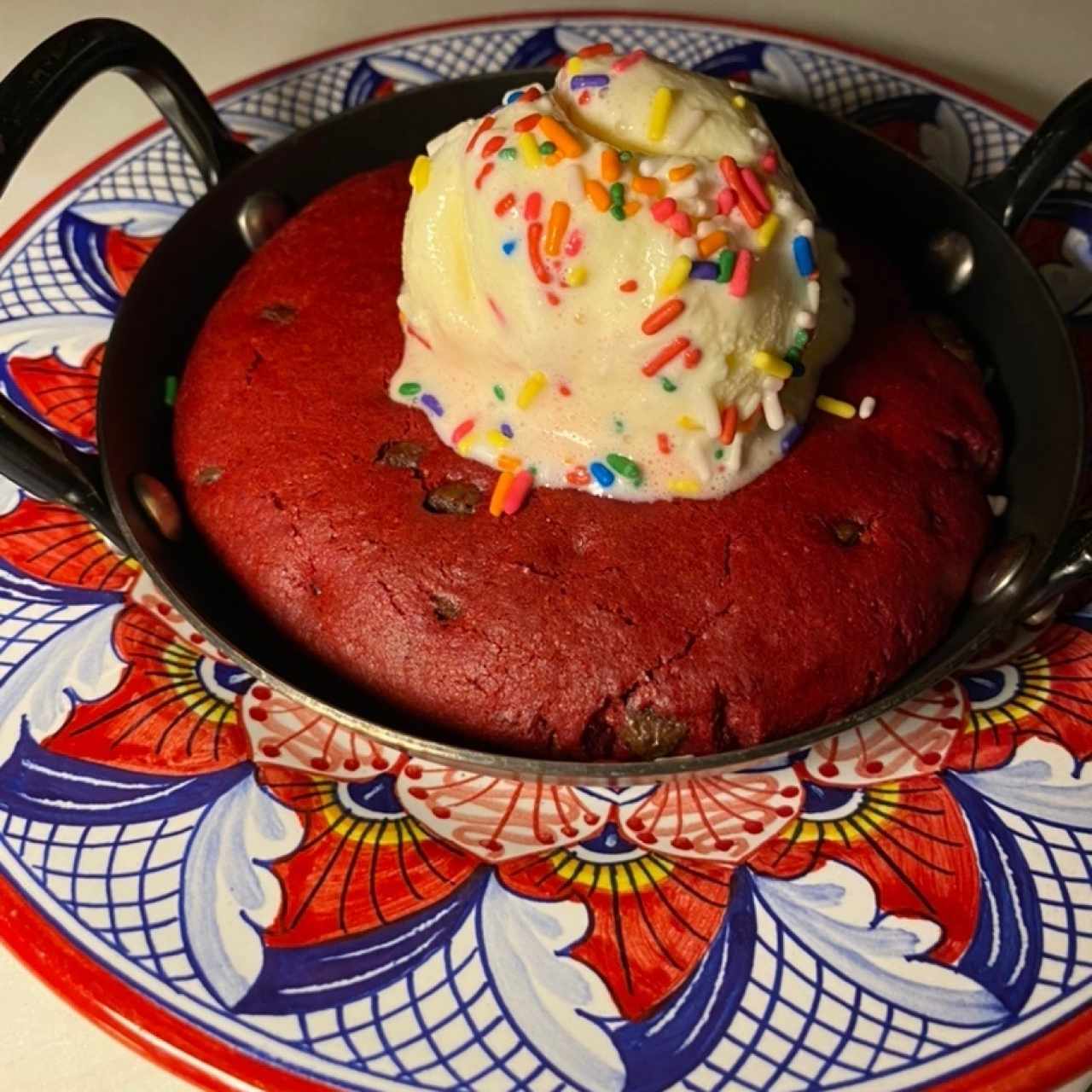 Red velvet hot cookie