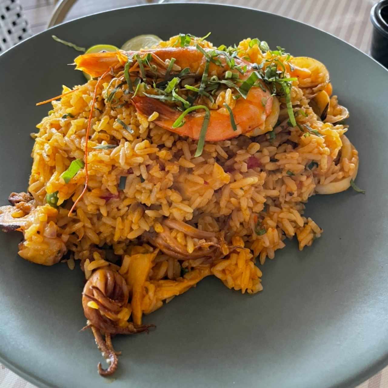 Arroz con mariscos