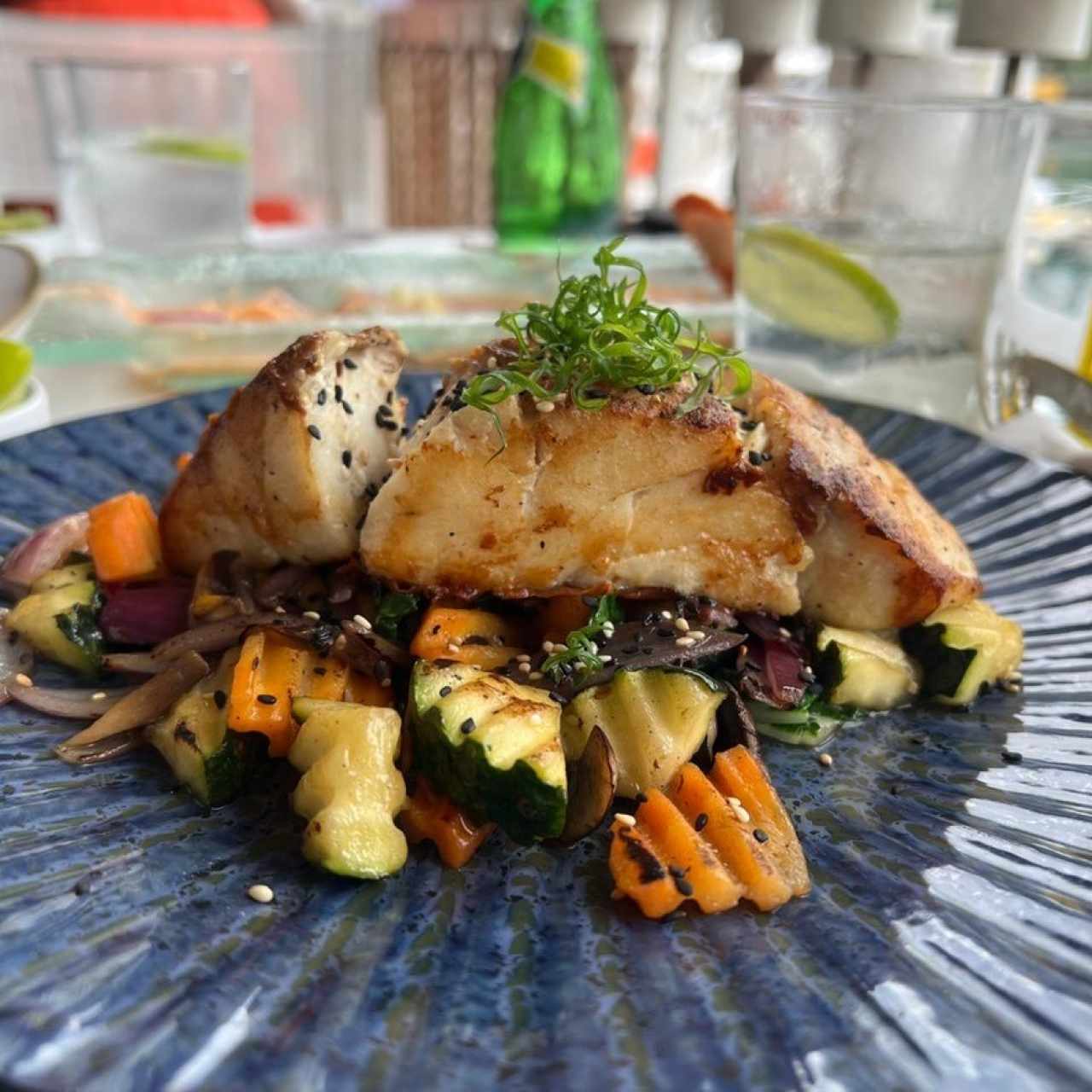 Pesca del día, Atún ó Salmón a la Plancha