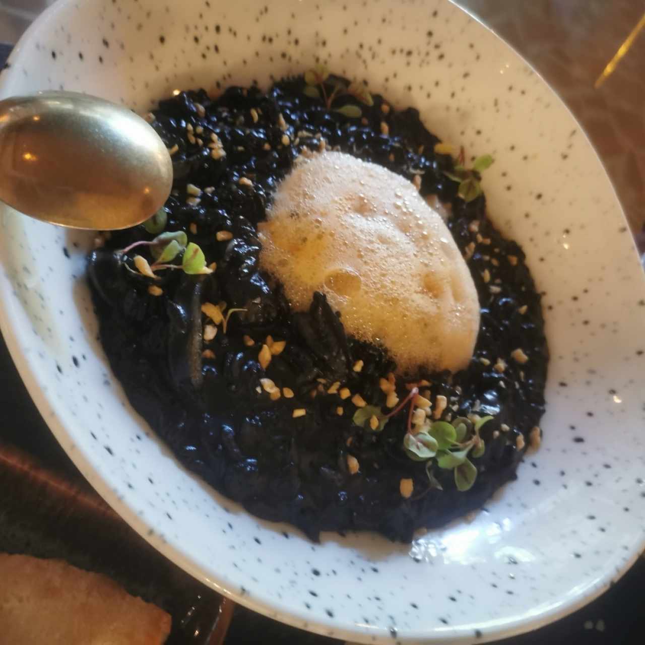 Risotto Nero di Seppia e Gamberetti