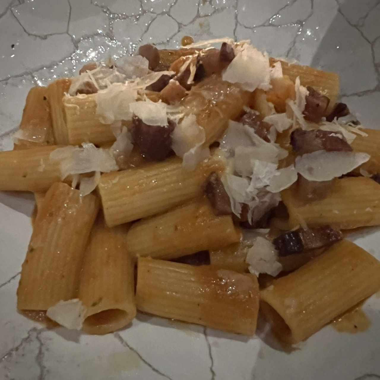 Primi Piatti - Rigatoni amatriciana