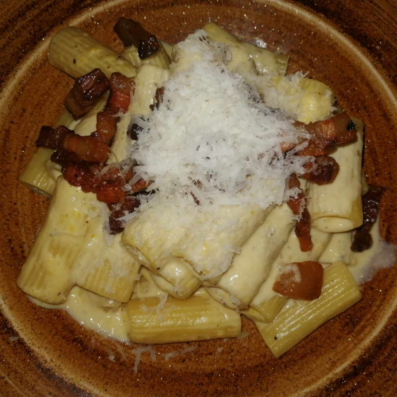 Rigatoni alla Carbonara Madre